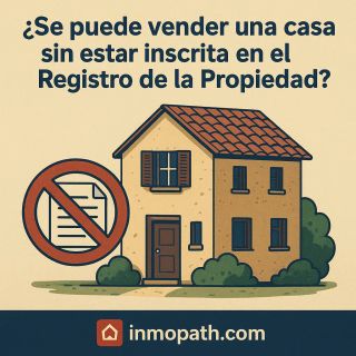¿Puedes vender tu casa si no está inscrita en el Registro de la Propiedad?