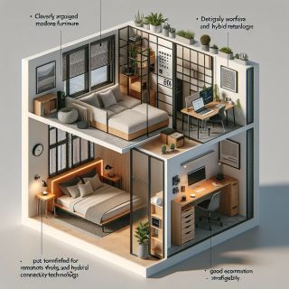 Pisos pequeños, grandes ingresos. Convierte tu vivienda en Valencia para teletrabajo y alquiler híbrido